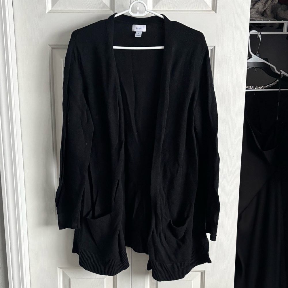Old Navy Black Cardigan Size XL
